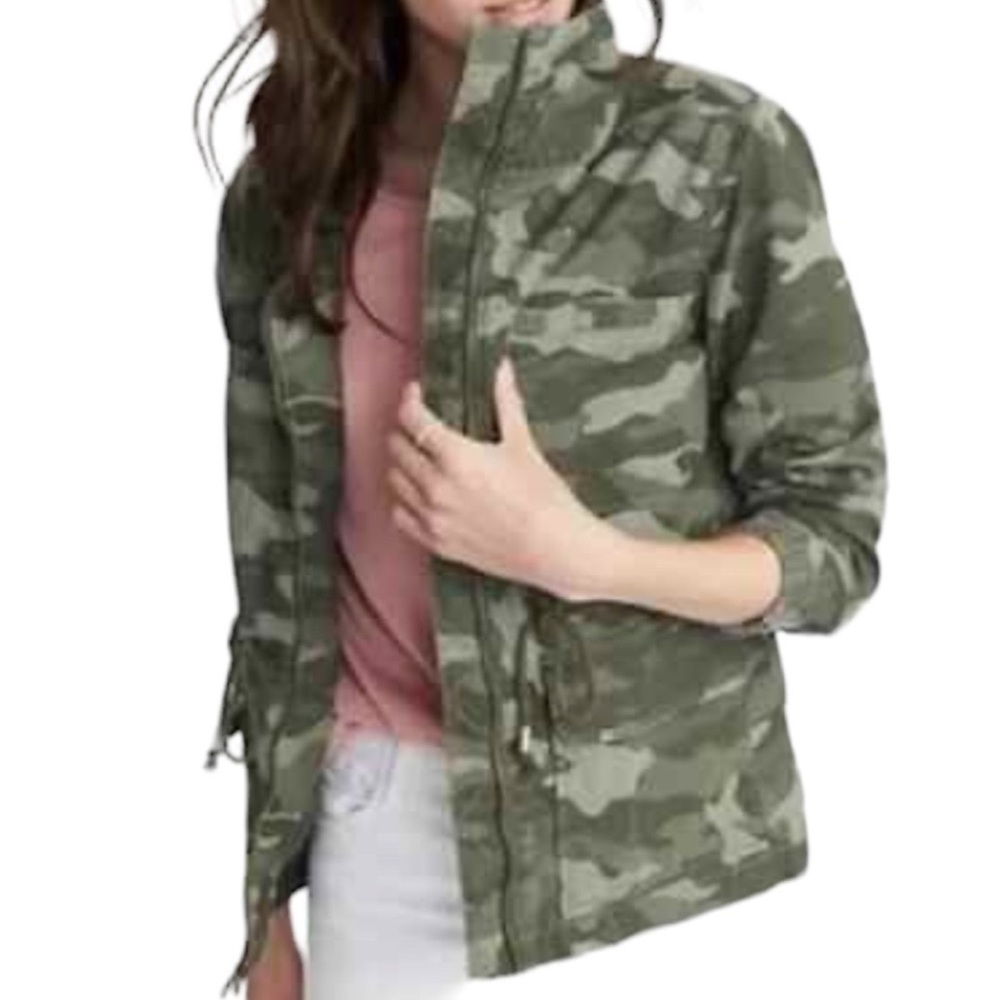 Old Navy Cotton Utility Camo Jacket